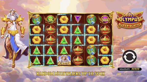 Gates of Olympus Super Scatter Screenshot